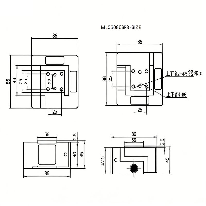 MLC5086SF3 三分力测力传感器 MLC5086SF3 三分力测力传感器