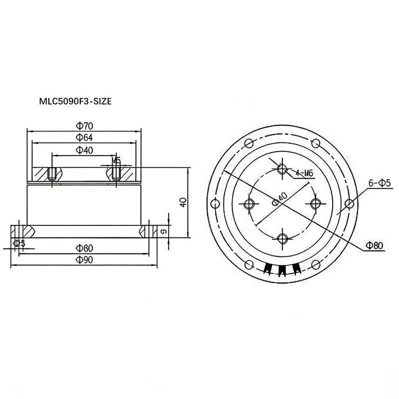 MLC5090F3 三分力测力传感器 MLC5090F3 三分力测力传感器