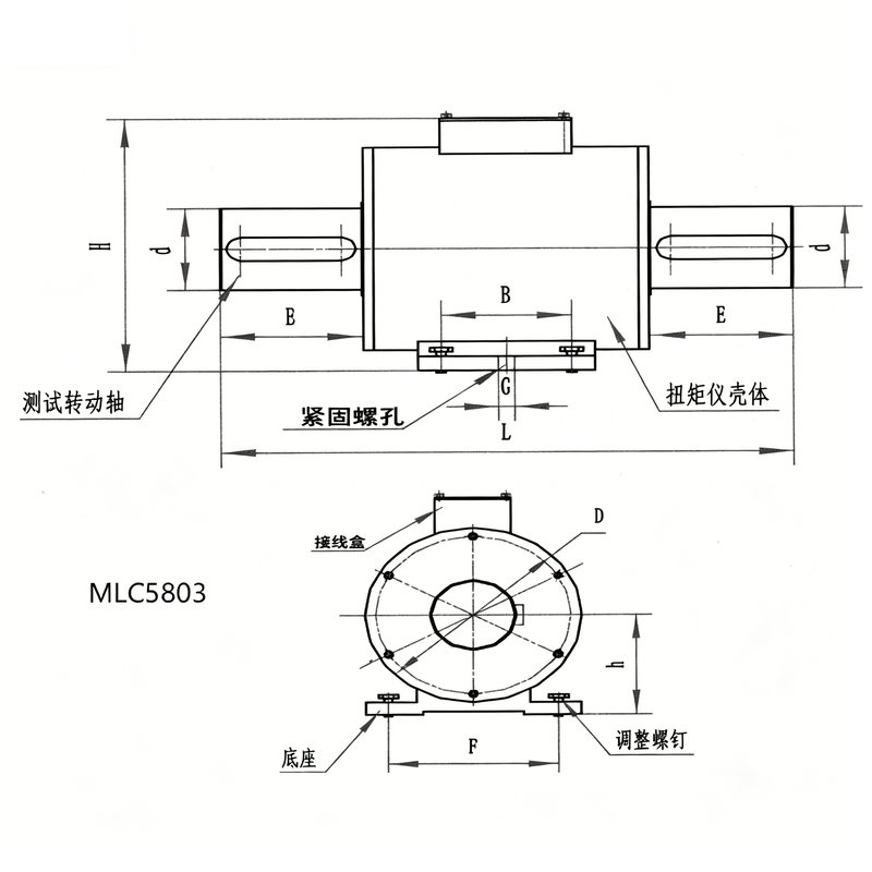 MLC5803 马达高速转速扭矩传感器 MLC5803 马达高速转速扭矩传感器