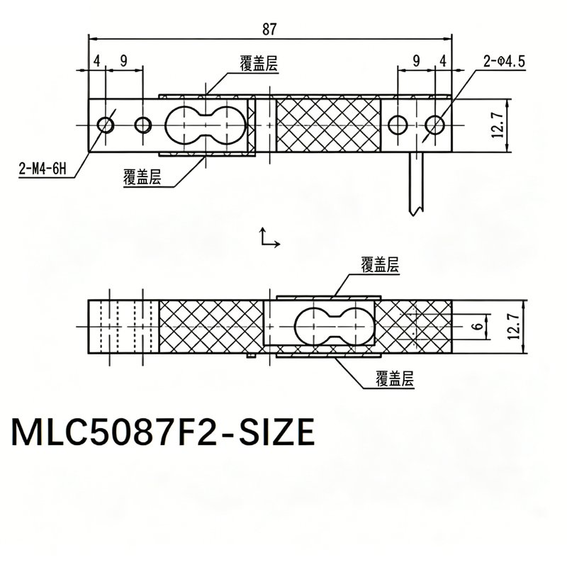 MLC5087f2 二分力测力传感器 MLC5087f2 二分力测力传感器