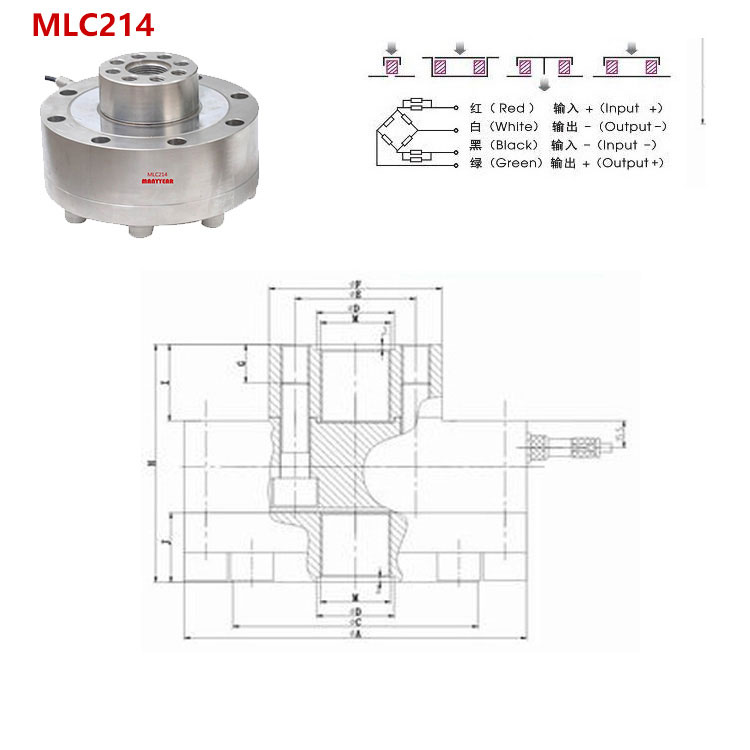 mlc200 纽扣式测力传感器