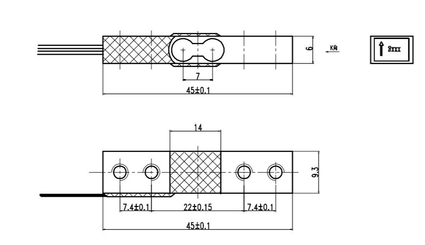 MLC616C 厨房秤称重传感器