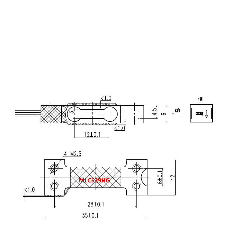 MLC639HG 珠宝秤称重传感器