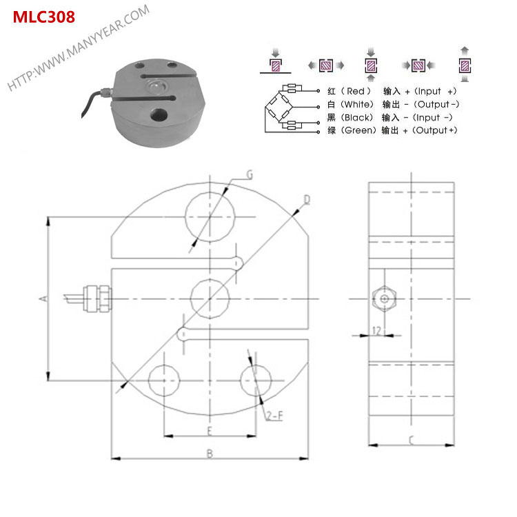 mlc300 S 拉力传感器