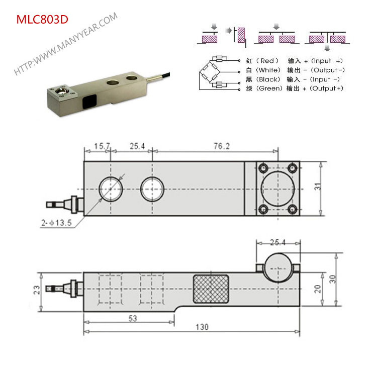 MLC803D 配料秤称重传感器