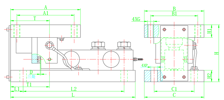 MLC801SBA 平台秤称重传感器-深圳市瑞年科技有限公司 MLC801SBA 平台秤称重传感器-深圳市瑞年科技有限公司