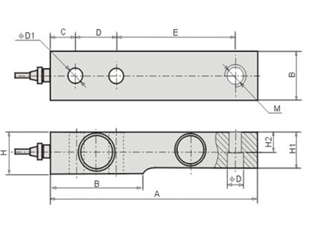 MLC802-SBB 叉车秤悬臂梁称重传感器-深圳市瑞年科技有限公司