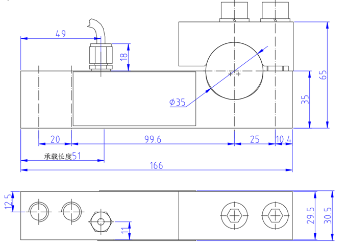 MLC806 配料秤重量传感器-深圳市瑞年科技有限公司