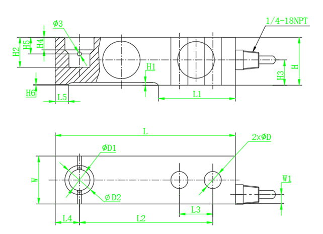 MLC807 平台秤称重传感器-深圳市瑞年科技有限公司 MLC807 平台秤称重传感器-深圳市瑞年科技有限公司